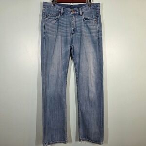 Tommy Bahama Indigo Palms Mens Standard Fit Jeans Light Wash‎ Blue Denim 34x32.5